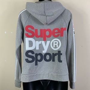 Superdry Sport Full Zip Hoodie Jacket Size US 6 / UK 10